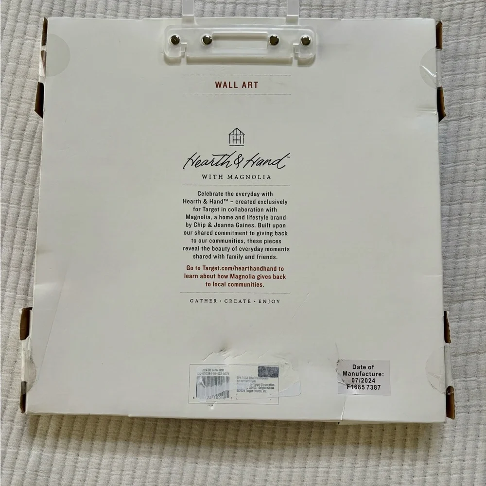 Hearth & Hand with Magnolia Countryside Skier Framed Christmas Wall Art - Picture 5 of 8